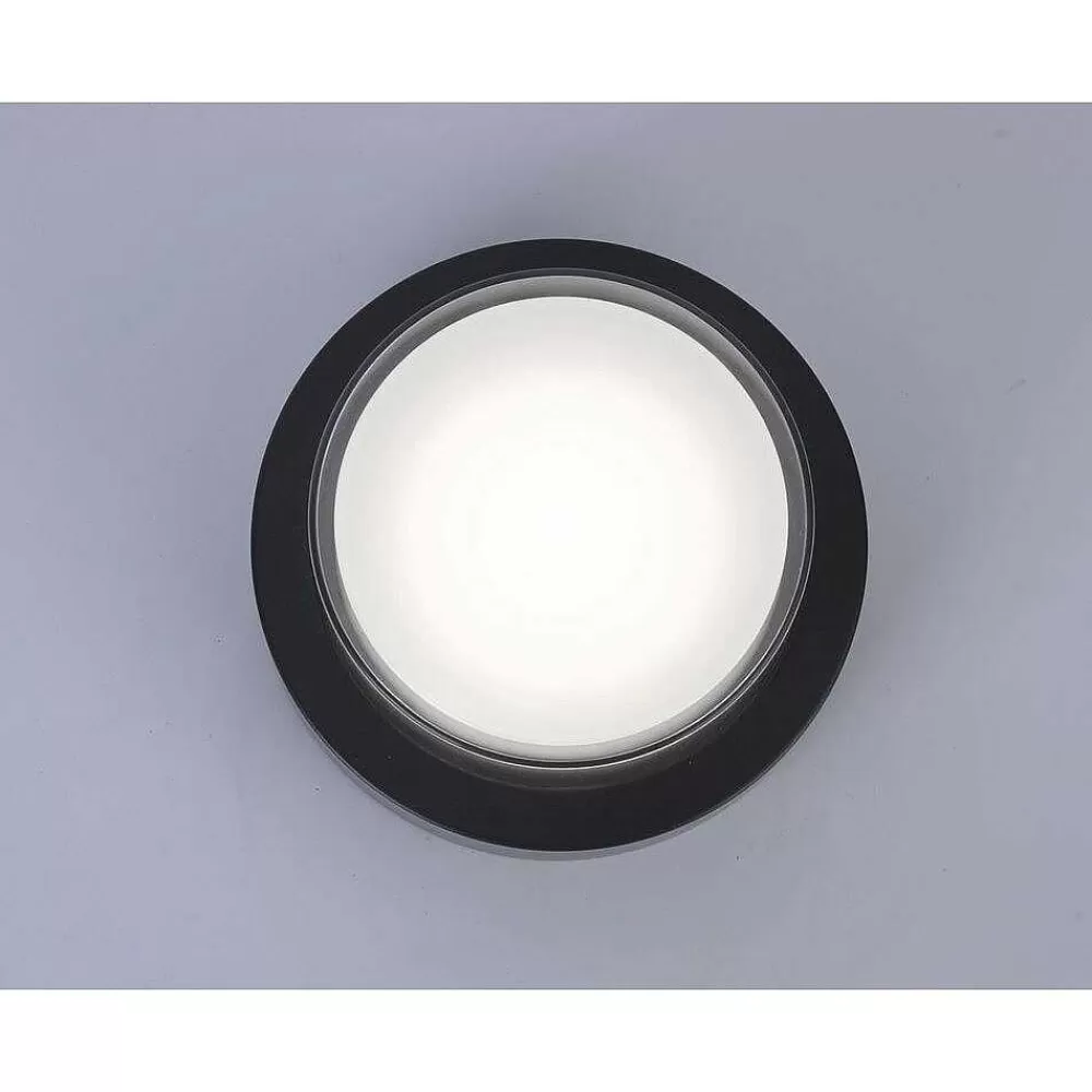 Paul Neuhaus Q-Serie Applique Murale / Plafonnier Paul Neuhaus Q-Erik Led Blanc, 1 Lumiere, Detecteur De Mouvement, Telecommandes, Changeur De Couleurs