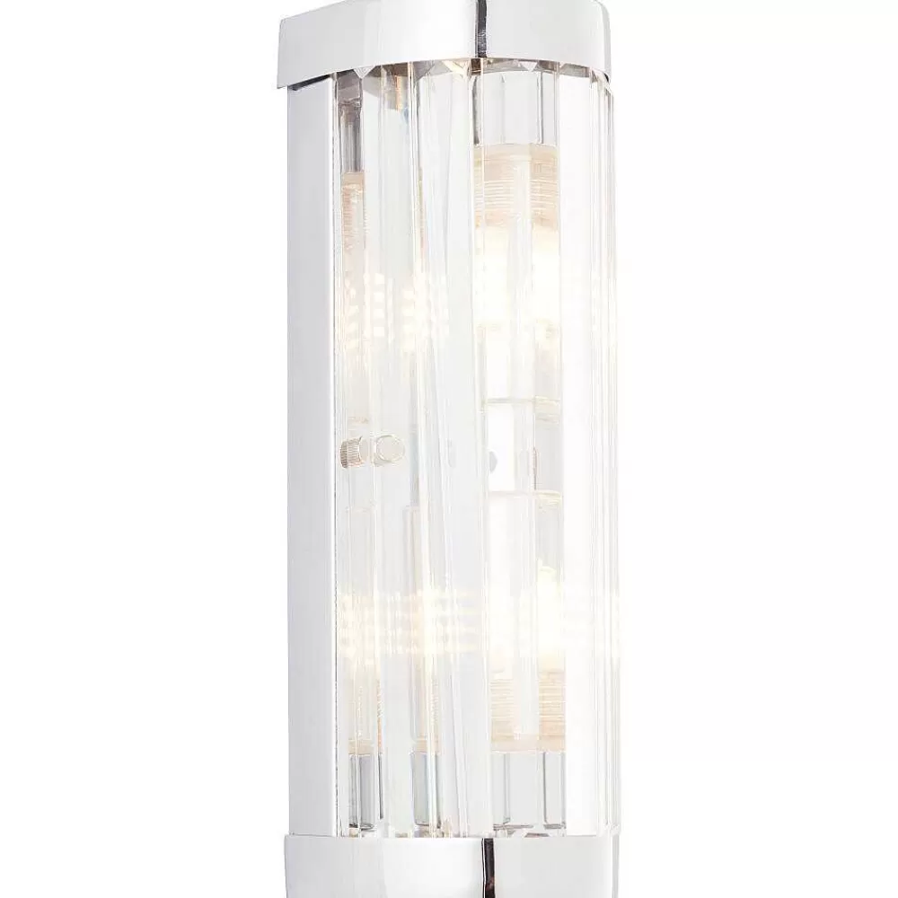 Luminaires Brilliant Applique Murale Brillliant Lemont Argente, 2 Lumieres