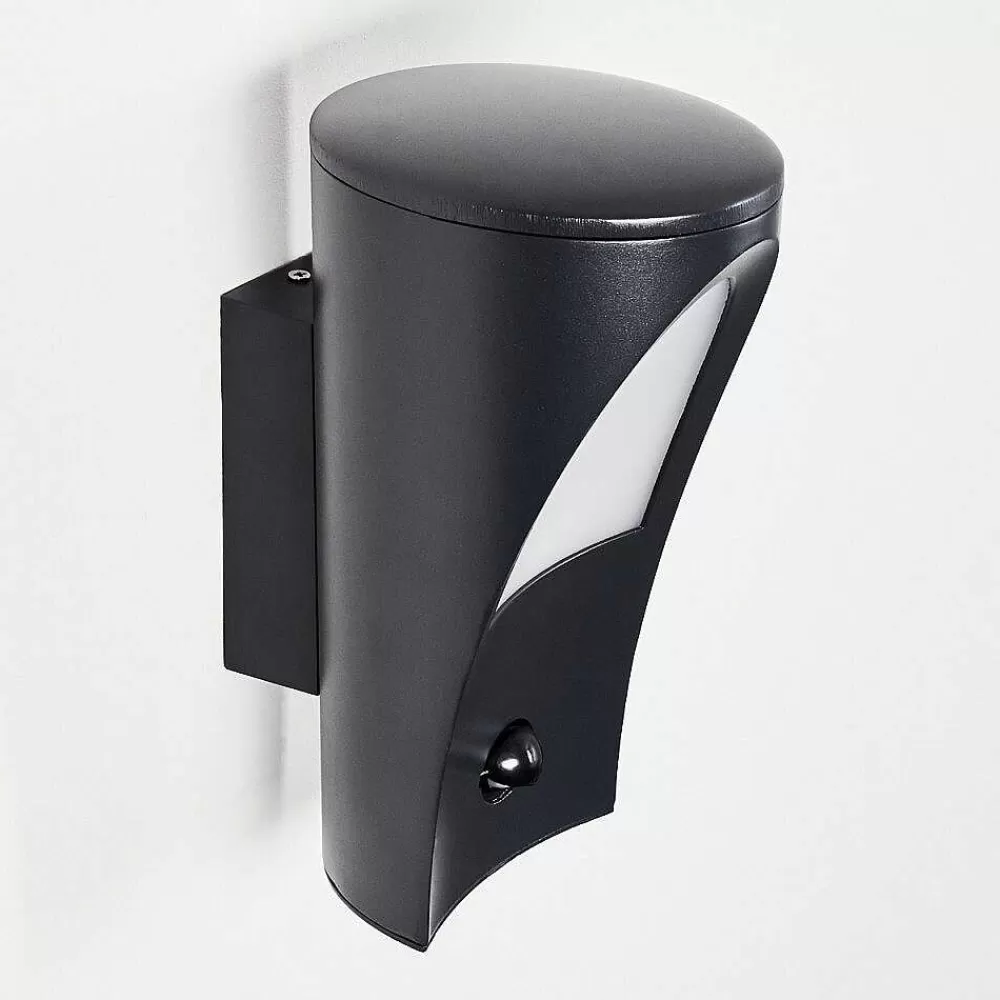 hofstein Applique Murale D'Exterieur Aria Anthracite, 1 Lumiere, Detecteur De Mouvement