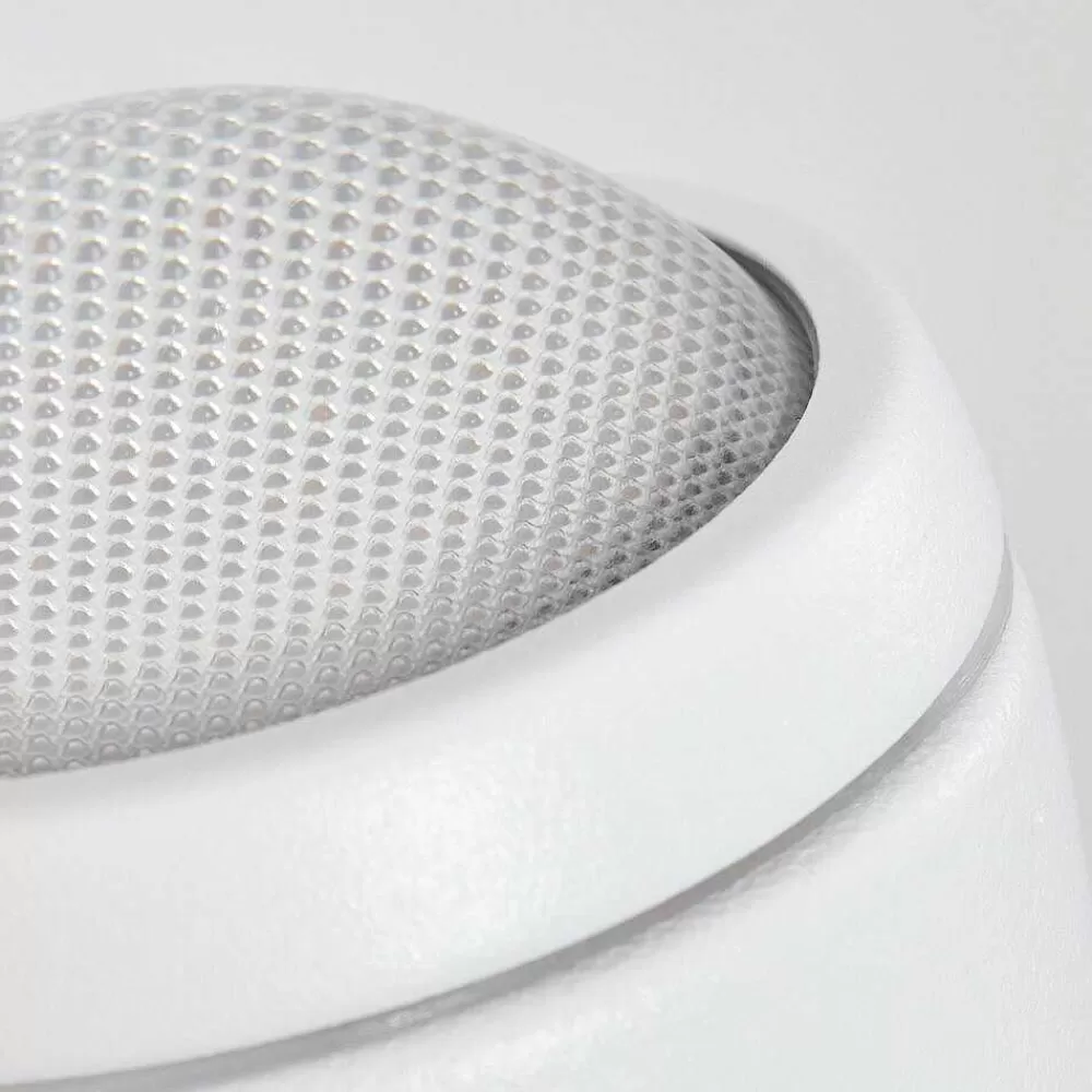 hofstein Applique Murale D'Exterieur Borlo Led Blanc, 2 Lumieres, Detecteur De Mouvement