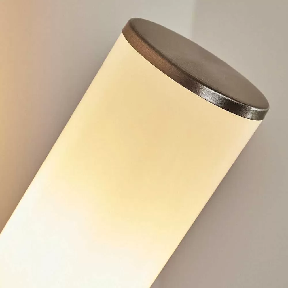 hofstein Applique Murale D'Exterieur Caserta Nickel Mat, 1 Lumiere, Detecteur De Mouvement