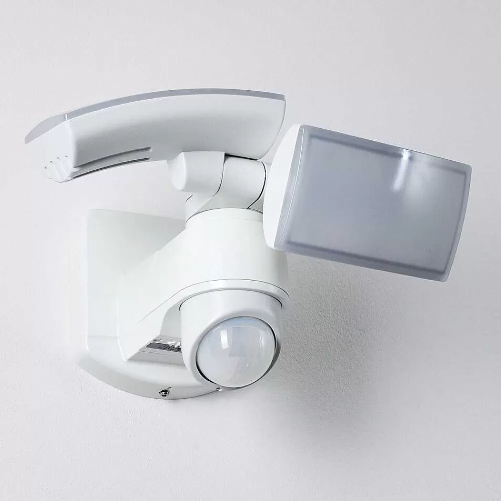 hofstein Applique Murale D'Exterieur Foroyar Led Blanc, 2 Lumieres, Detecteur De Mouvement