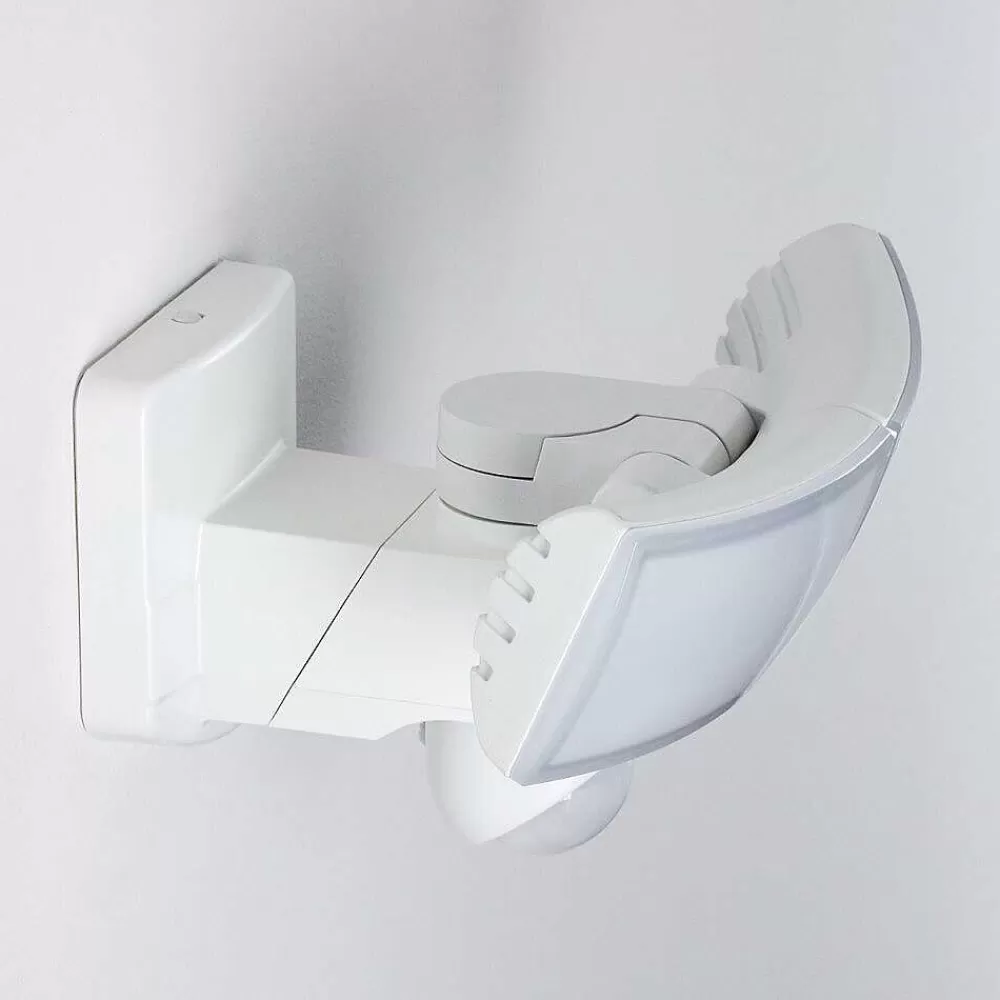 hofstein Applique Murale D'Exterieur Foroyar Led Blanc, 2 Lumieres, Detecteur De Mouvement