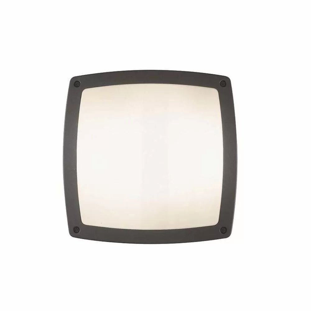 Luminaires Ideallux Applique Murale D'Exterieur Ideal Lux Cometa Anthracite, 3 Lumieres