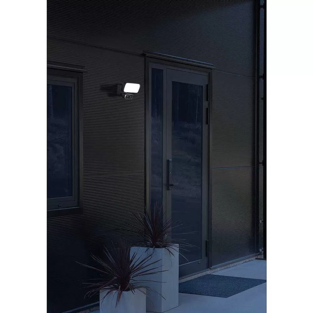 Luminaires Konstsmide Applique Murale D'Exterieur Konstsmide Camera-Smart-Light Led Noir, 1 Lumiere, Detecteur De Mouvement
