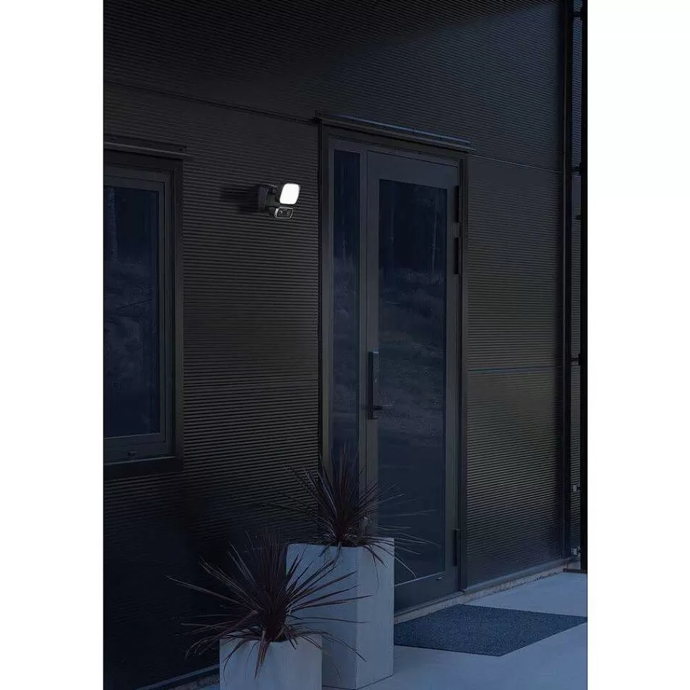 Luminaires Konstsmide Applique Murale D'Exterieur Konstsmide Camera-Smart-Light Led Noir, 1 Lumiere, Detecteur De Mouvement