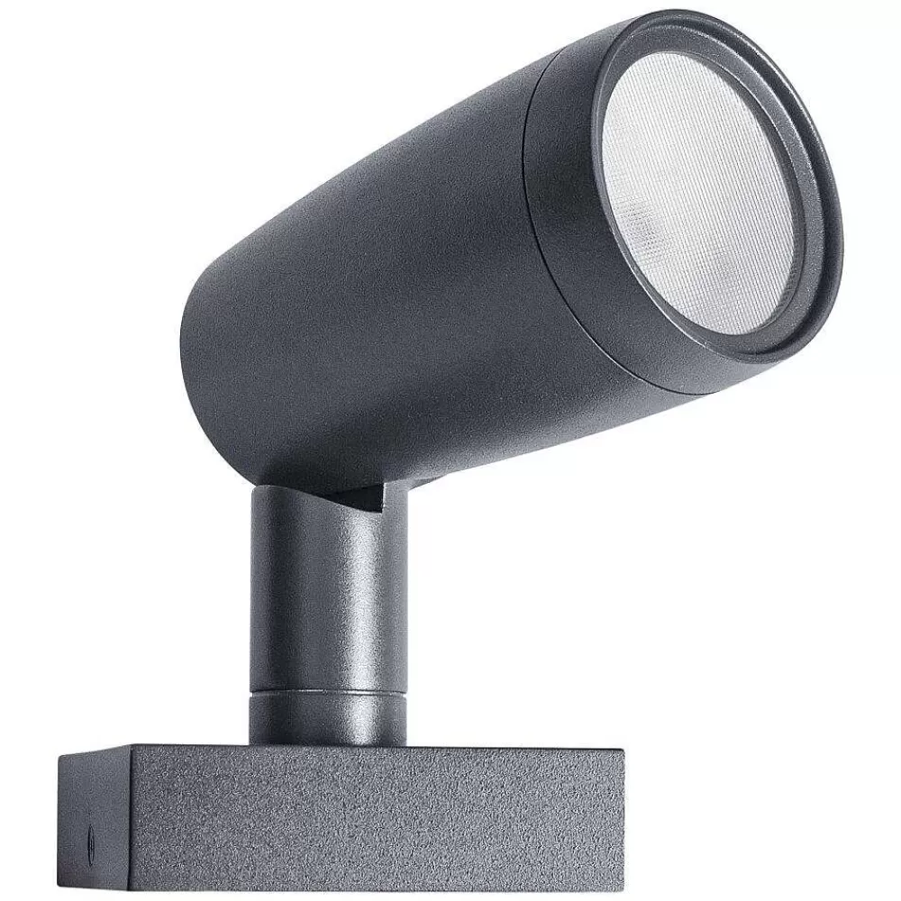 Luminaires Ledvance Applique Murale D'Exterieur Ledvance Garden Spot Gris, 1 Lumiere, Changeur De Couleurs
