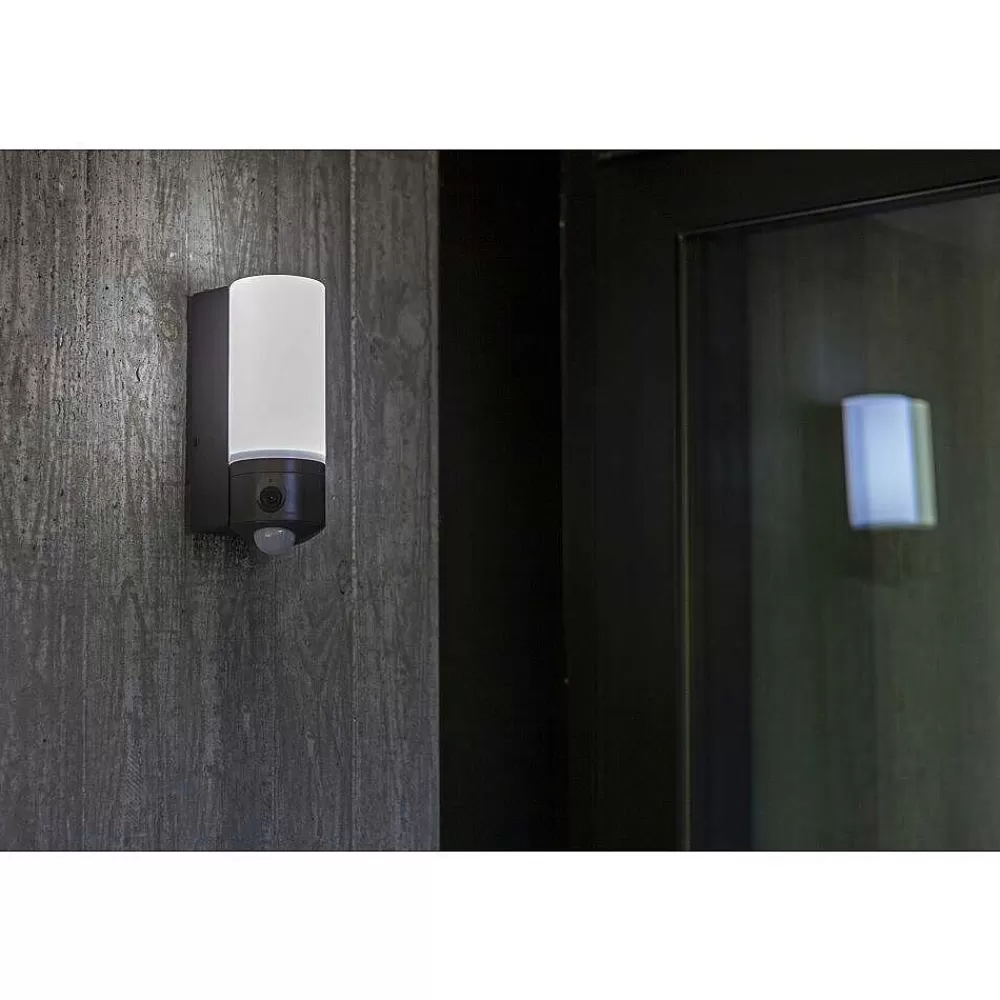 Luminaires Lutec Applique Murale D'Exterieur Lutec Pollux Led Anthracite, 1 Lumiere, Detecteur De Mouvement