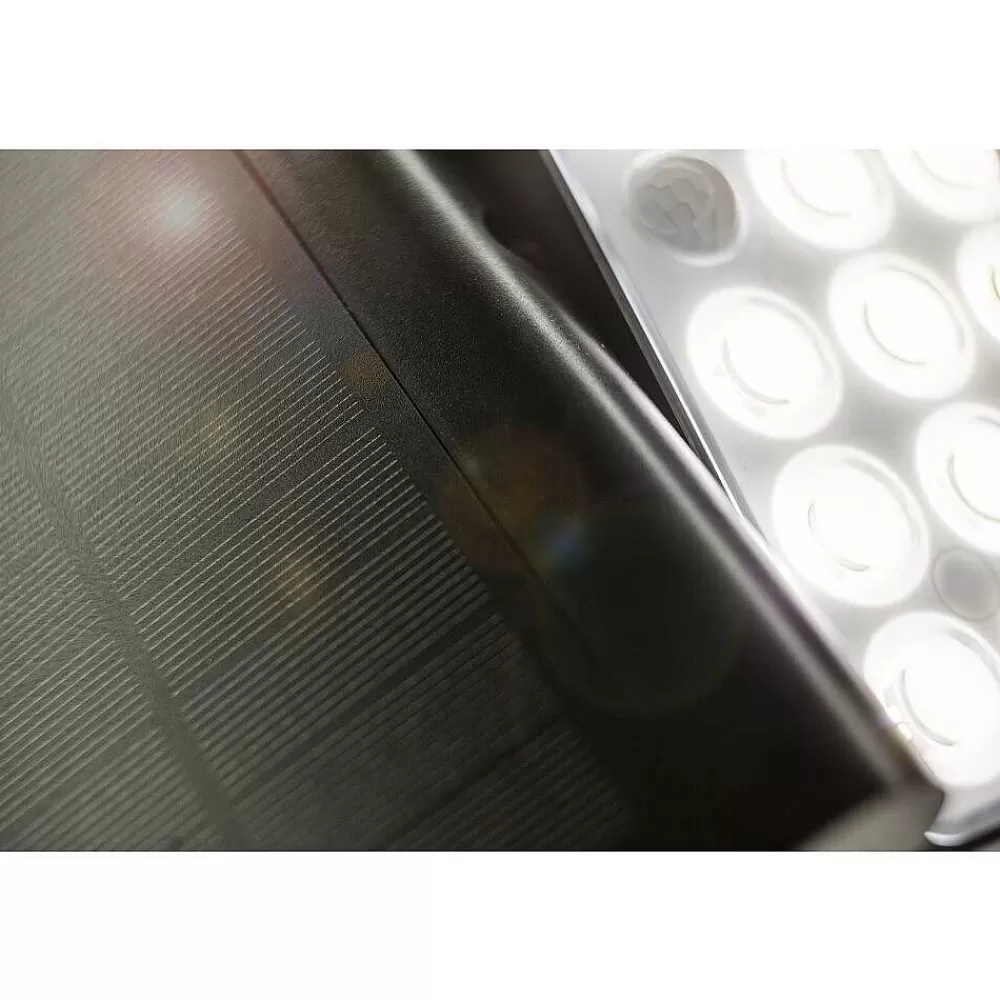Luminaires Lutec Applique Murale D'Exterieur Lutec Tuda Led Noir, 1 Lumiere, Detecteur De Mouvement