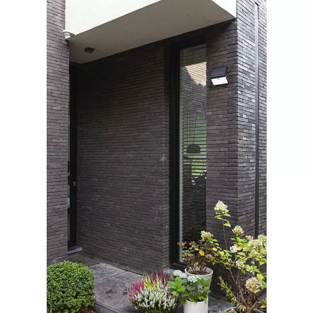 Luminaires Lutec Applique Murale D'Exterieur Lutec Tuda Led Noir, 1 Lumiere, Detecteur De Mouvement