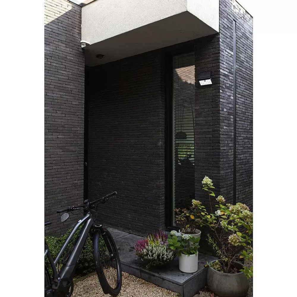 Luminaires Lutec Applique Murale D'Exterieur Lutec Tuda Led Noir, 1 Lumiere, Detecteur De Mouvement