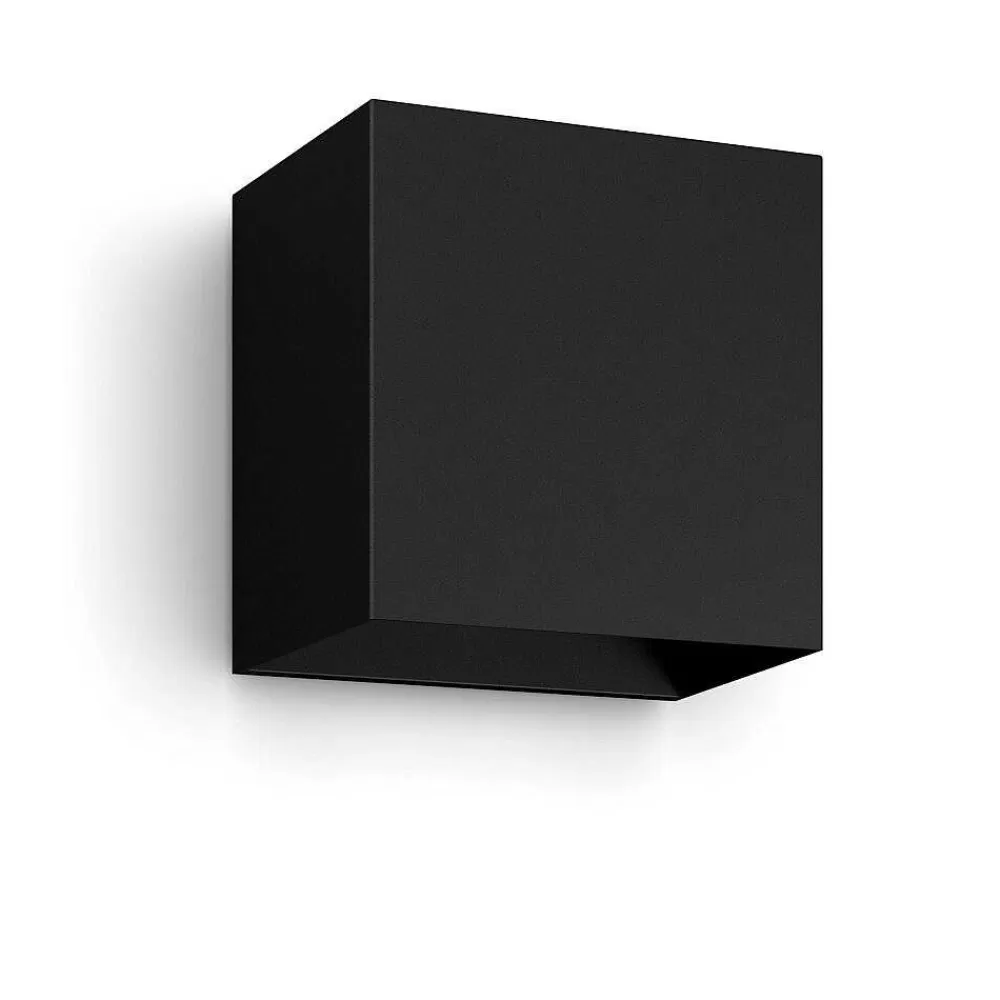 Luminaires Philips Applique Murale D'Exterieur Philips Hue Resonate Led Noir, 1 Lumiere, Changeur De Couleurs