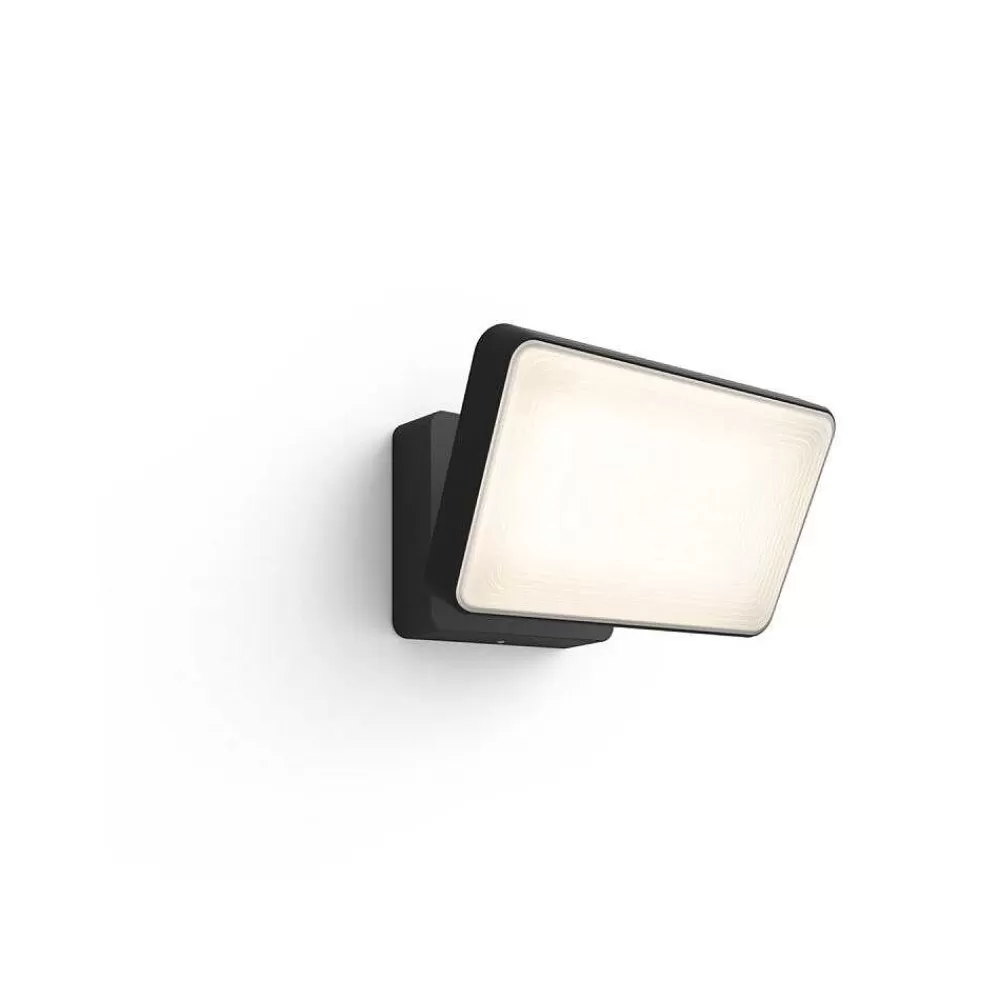 Luminaires Philips Applique Murale D'Exterieur Philips Hue White Welcome Led Noir, 1 Lumiere