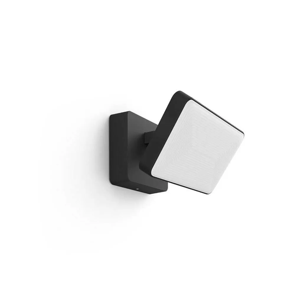 Luminaires Philips Applique Murale D'Exterieur Philips Hue White Welcome Led Noir, 1 Lumiere