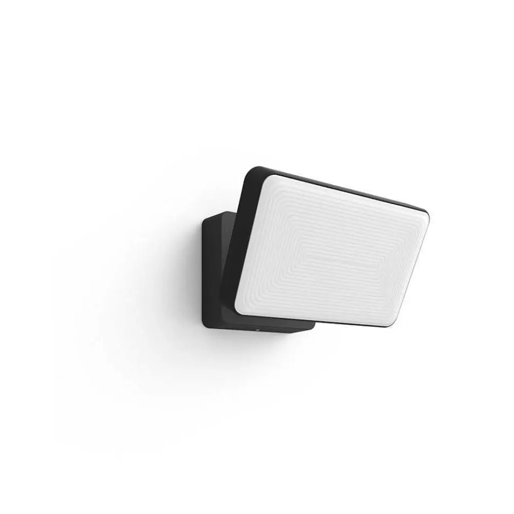 Luminaires Philips Applique Murale D'Exterieur Philips Hue White Welcome Led Noir, 1 Lumiere