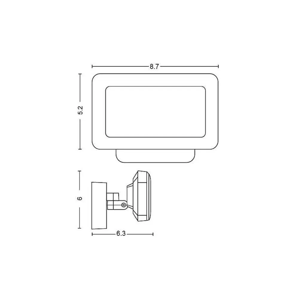 Luminaires Philips Applique Murale D'Exterieur Philips Hue White Welcome Led Noir, 1 Lumiere