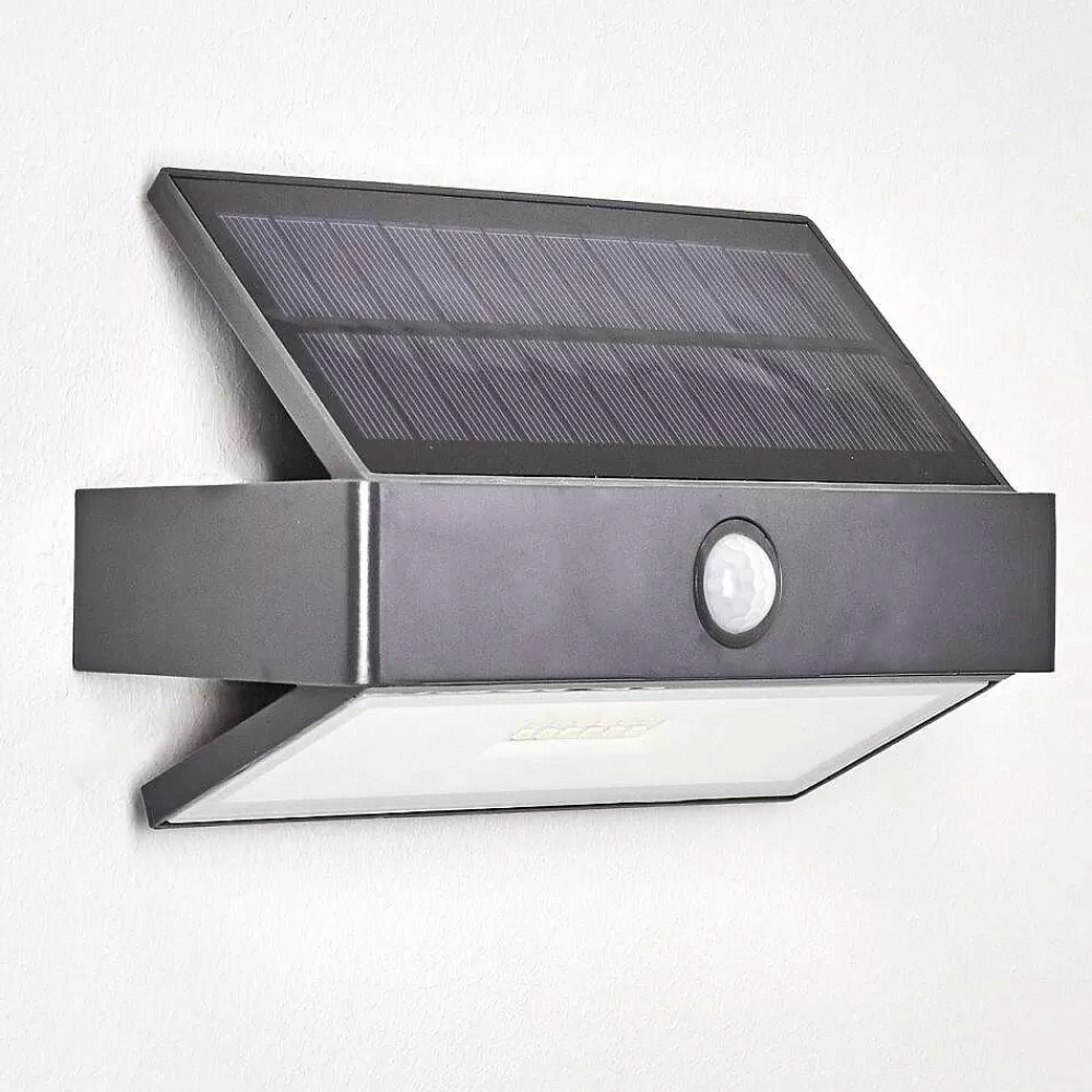 hofstein Applique Murale D'Exterieur Wiborg Led Anthracite, 1 Lumiere, Detecteur De Mouvement