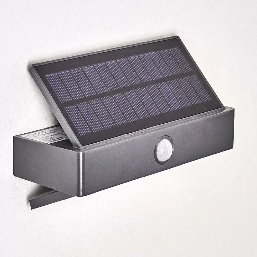 hofstein Applique Murale D'Exterieur Wiborg Led Anthracite, 1 Lumiere, Detecteur De Mouvement