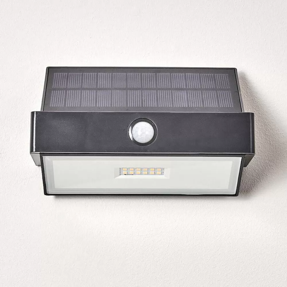 hofstein Applique Murale D'Exterieur Wiborg Led Anthracite, 1 Lumiere, Detecteur De Mouvement