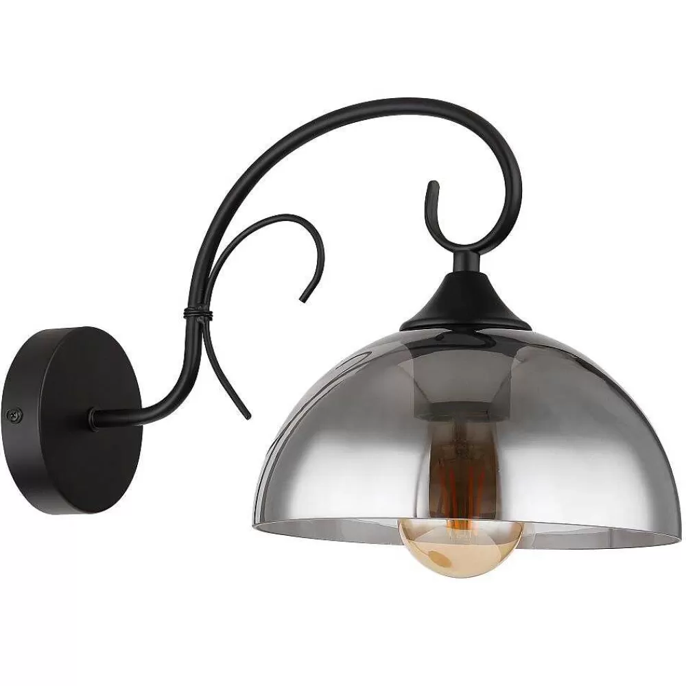 Luminaires Globo Lighting Applique Murale Globo Cottage Noir, 1 Lumiere