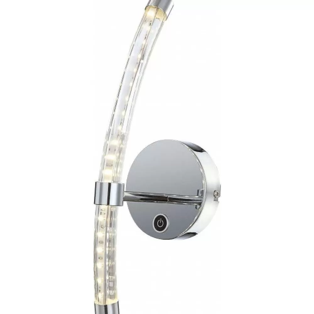 Luminaires Globo Lighting Applique Murale Hyperion Chrome, 1 Lumiere