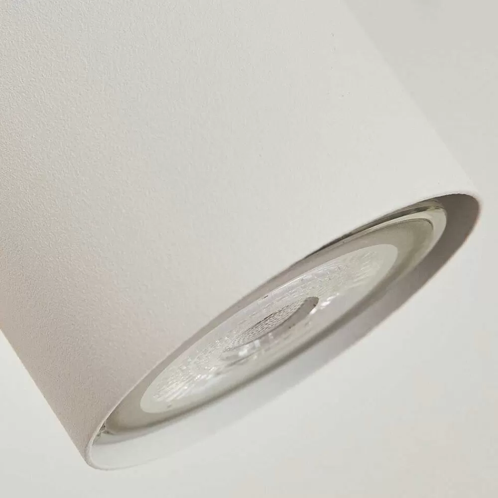hofstein Applique Murale Javel Chrome, Couleur Bois, Ecru, 1 Lumiere