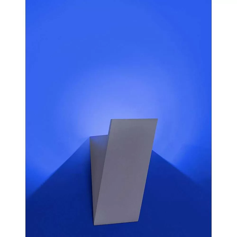 Paul Neuhaus Q-Serie Applique Murale Paul Neuhaus Q-Wedge Led Aluminium, 1 Lumiere, Telecommandes, Changeur De Couleurs