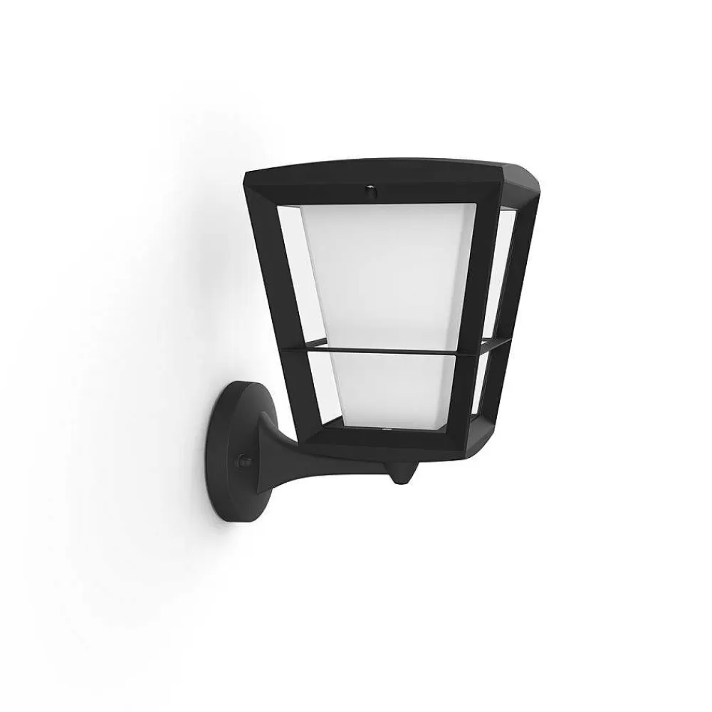 Luminaires Philips Applique Murale Philips Hue Ambiance White & Color Econic Led Noir, 1 Lumiere, Changeur De Couleurs