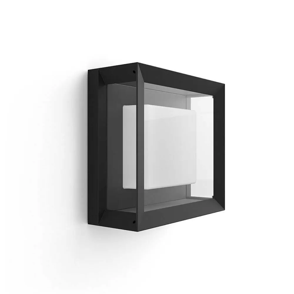 Luminaires Philips Applique Murale Philips Hue Ambiance White & Color Econic Led Noir, 1 Lumiere, Changeur De Couleurs
