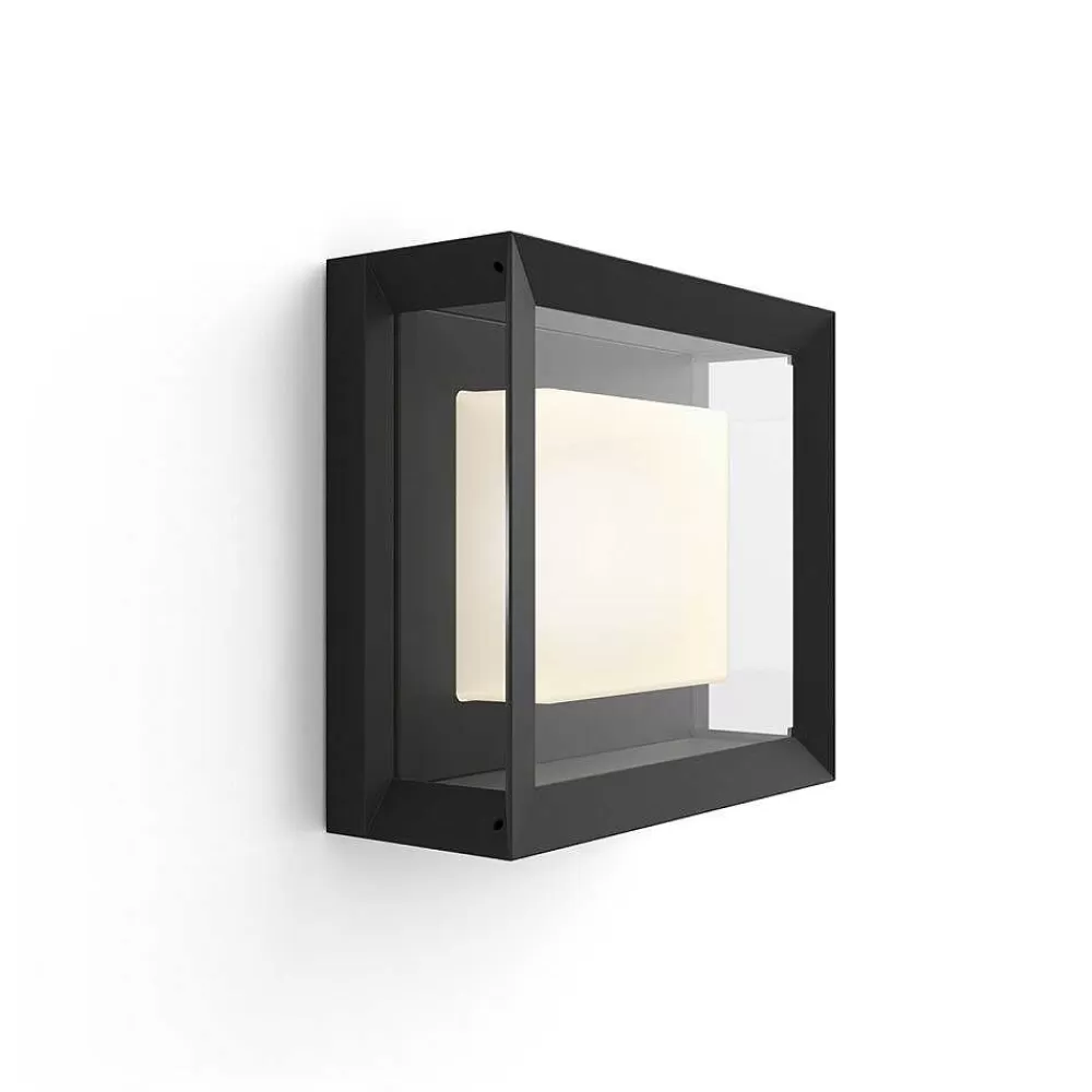 Luminaires Philips Applique Murale Philips Hue Ambiance White & Color Econic Led Noir, 1 Lumiere, Changeur De Couleurs