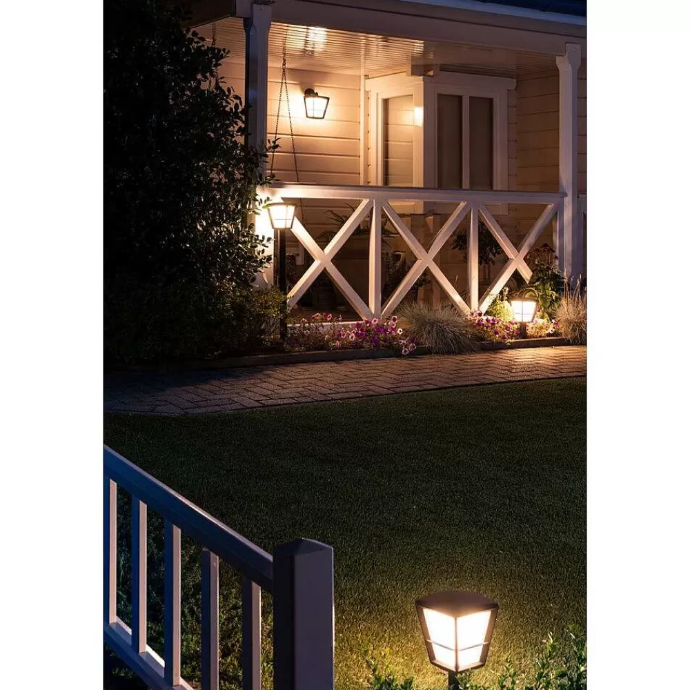 Luminaires Philips Applique Murale Philips Hue Ambiance White & Color Econic Led Noir, 1 Lumiere, Changeur De Couleurs