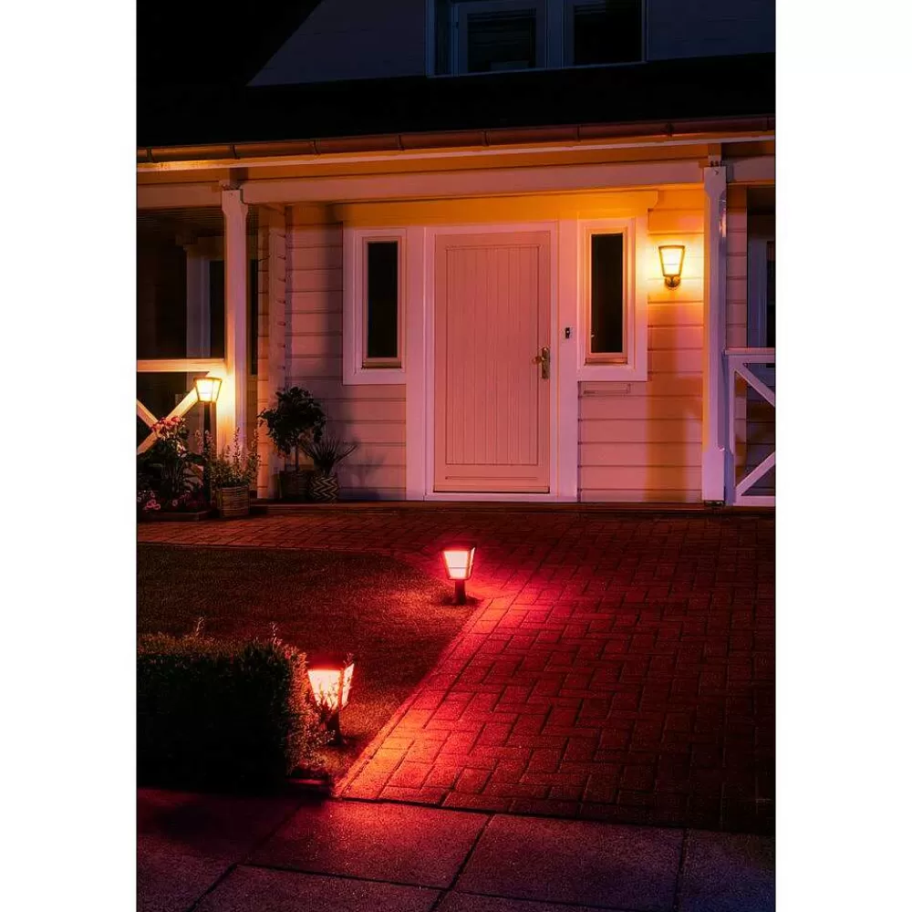 Luminaires Philips Applique Murale Philips Hue Ambiance White & Color Econic Led Noir, 1 Lumiere, Changeur De Couleurs