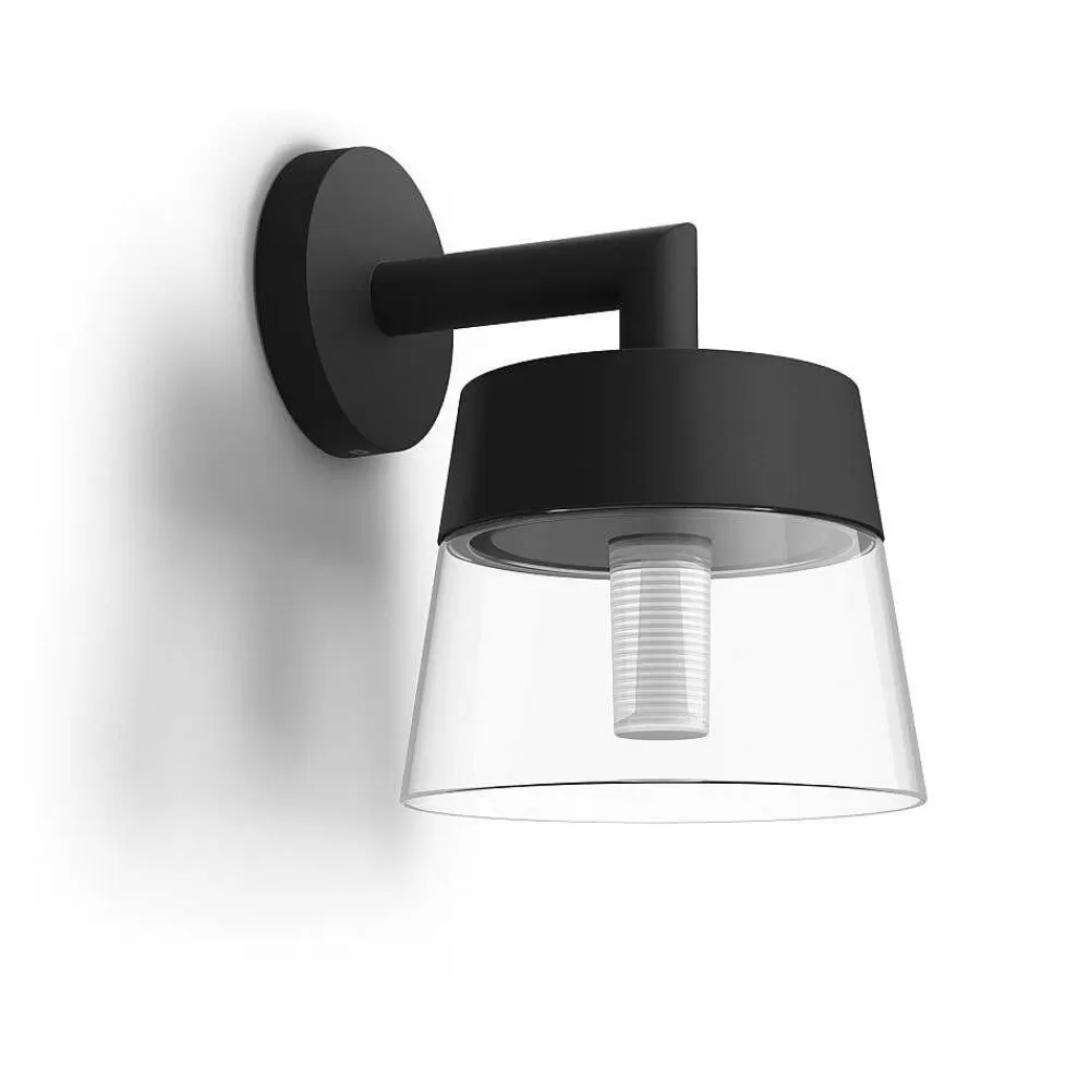 Luminaires Philips Applique Murale Philips Hue White & Color Ambiance Attract Led Noir, 1 Lumiere