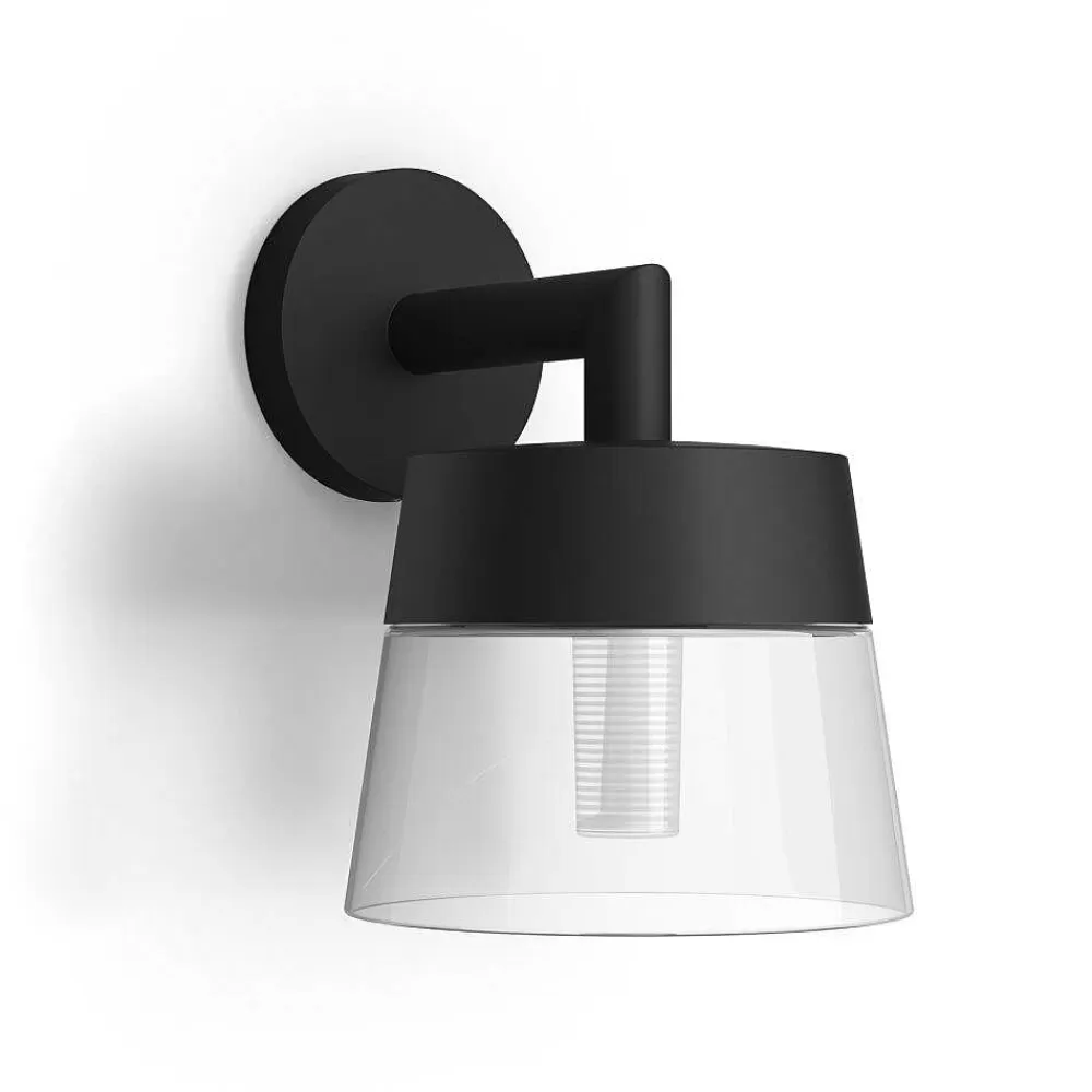 Luminaires Philips Applique Murale Philips Hue White & Color Ambiance Attract Led Noir, 1 Lumiere