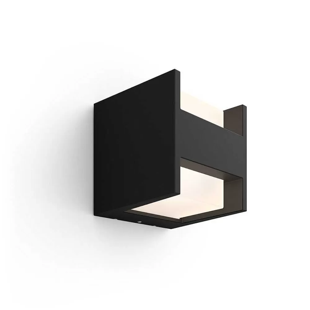 Luminaires Philips Applique Murale Philips Hue White Fuzo Led Noir, 1 Lumiere