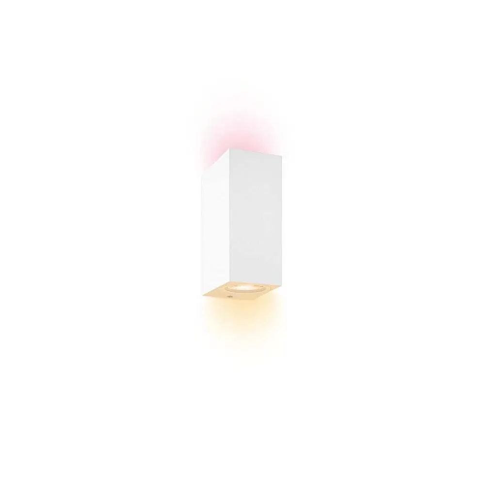 Luminaires Philips Applique Murale Philips Wiz Up&Down Led Blanc, 2 Lumieres, Changeur De Couleurs