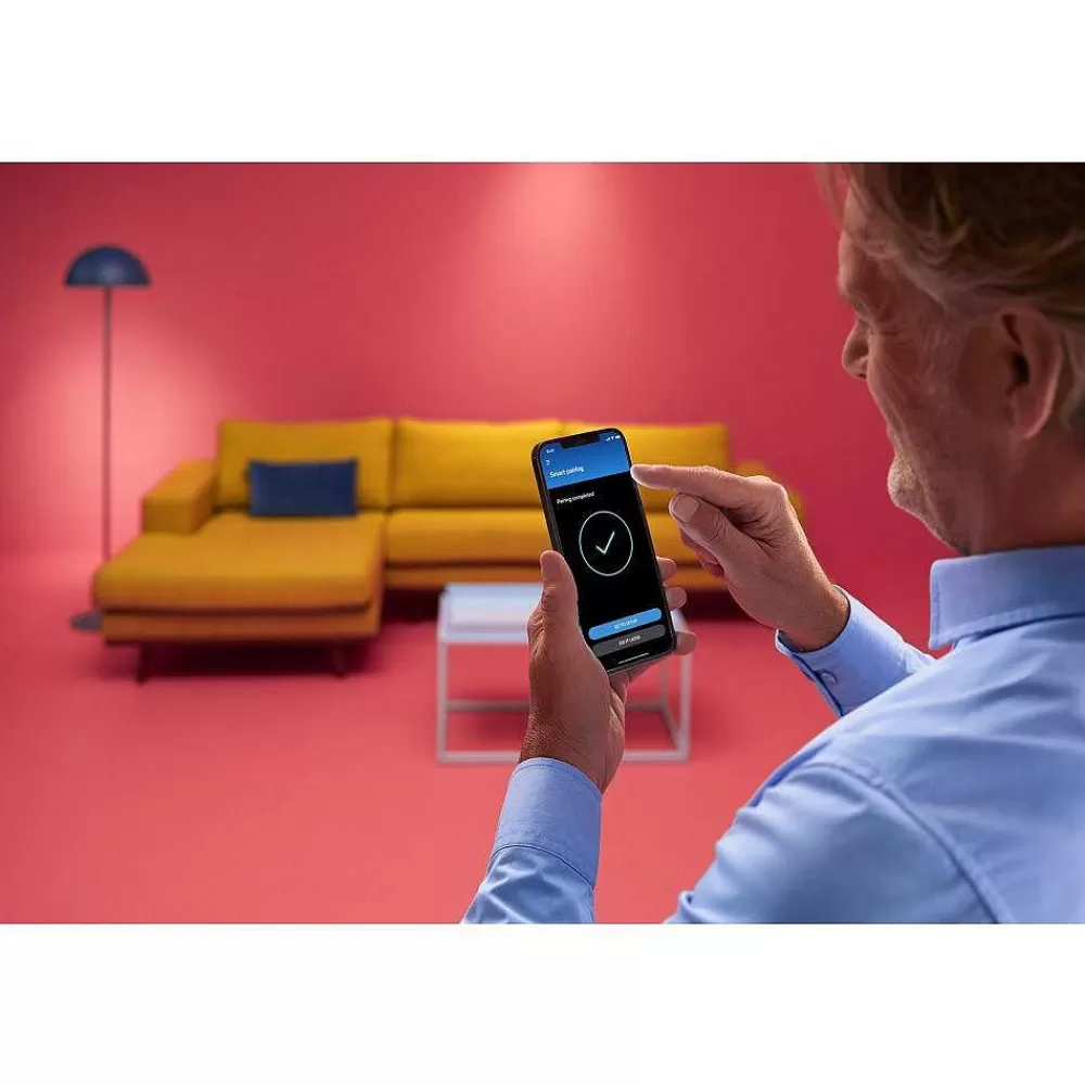 Luminaires Philips Applique Murale Philips Wiz Up&Down Led Noir, 2 Lumieres, Changeur De Couleurs