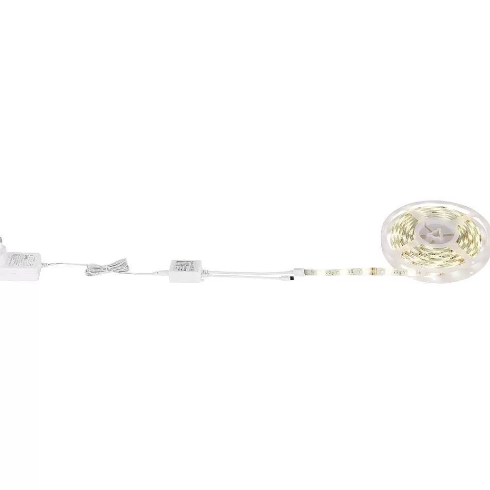 Luminaires Globo Lighting Bande Globo Eduard, 1 Lumiere, Changeur De Couleurs