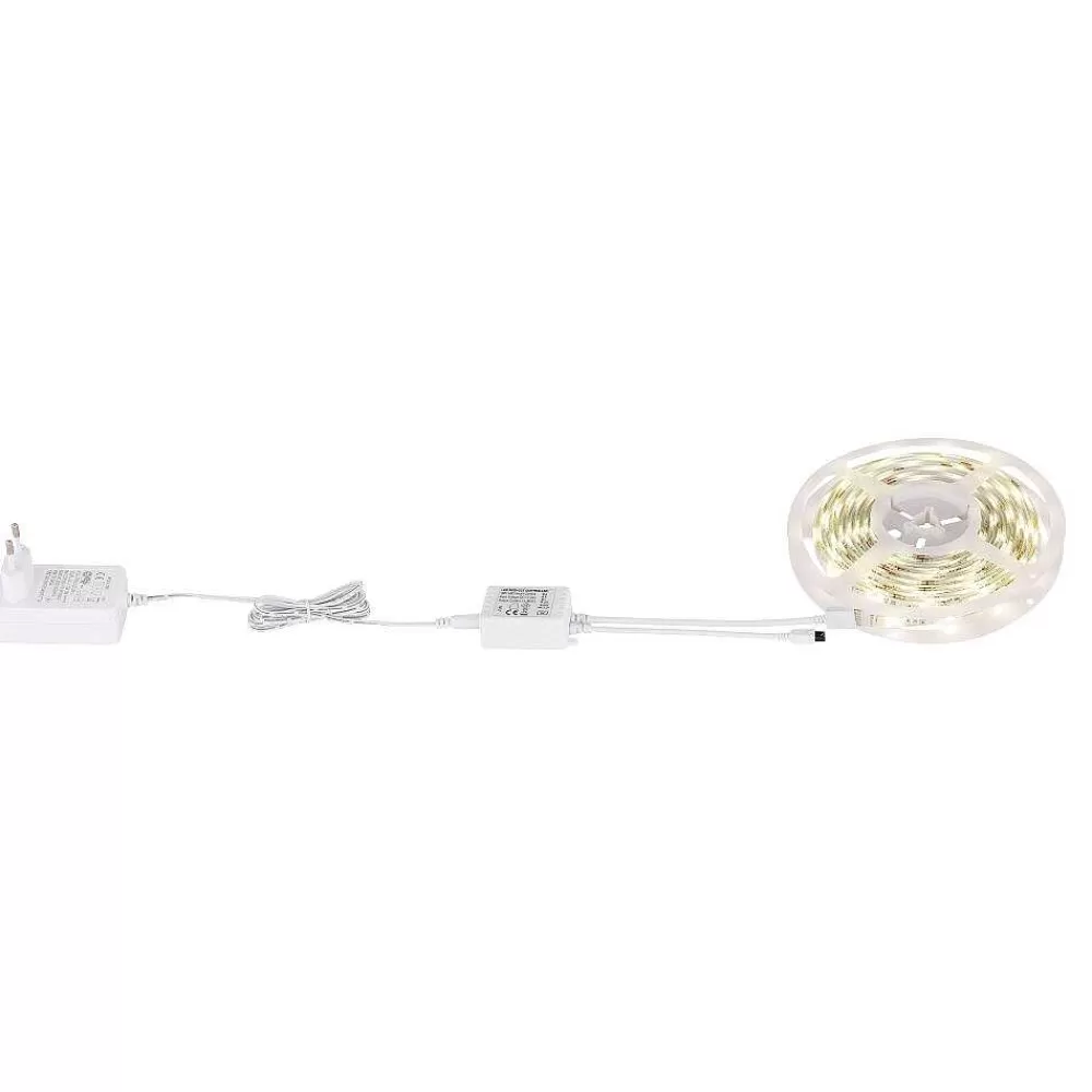Luminaires Globo Lighting Bande Globo Eduard, 1 Lumiere, Changeur De Couleurs