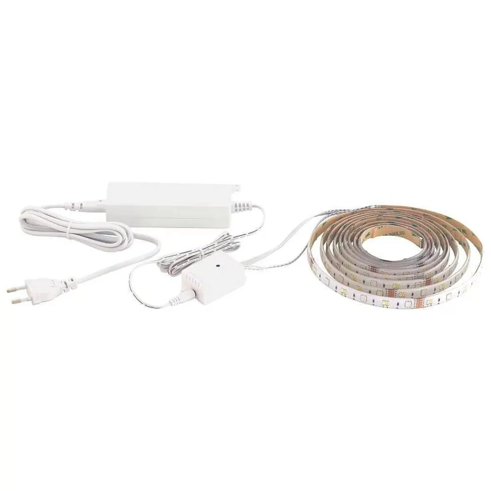Luminaires Eglo Bande Led Eglo Connect Stripe-C Blanc, 1 Lumiere, Changeur De Couleurs