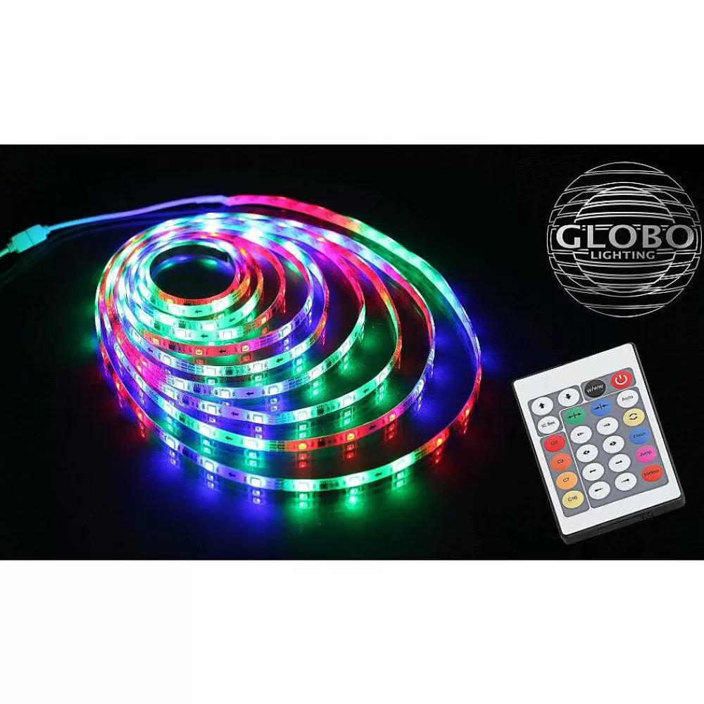 Luminaires Globo Lighting Bande Led Globo, 150 Lumieres, Changeur De Couleurs