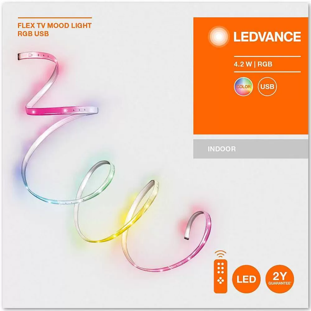 Luminaires Ledvance Bande Led Ledvance Mood Light Blanc, 1 Lumiere, Changeur De Couleurs