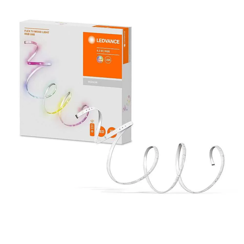 Luminaires Ledvance Bande Led Ledvance Mood Light Blanc, 1 Lumiere, Changeur De Couleurs