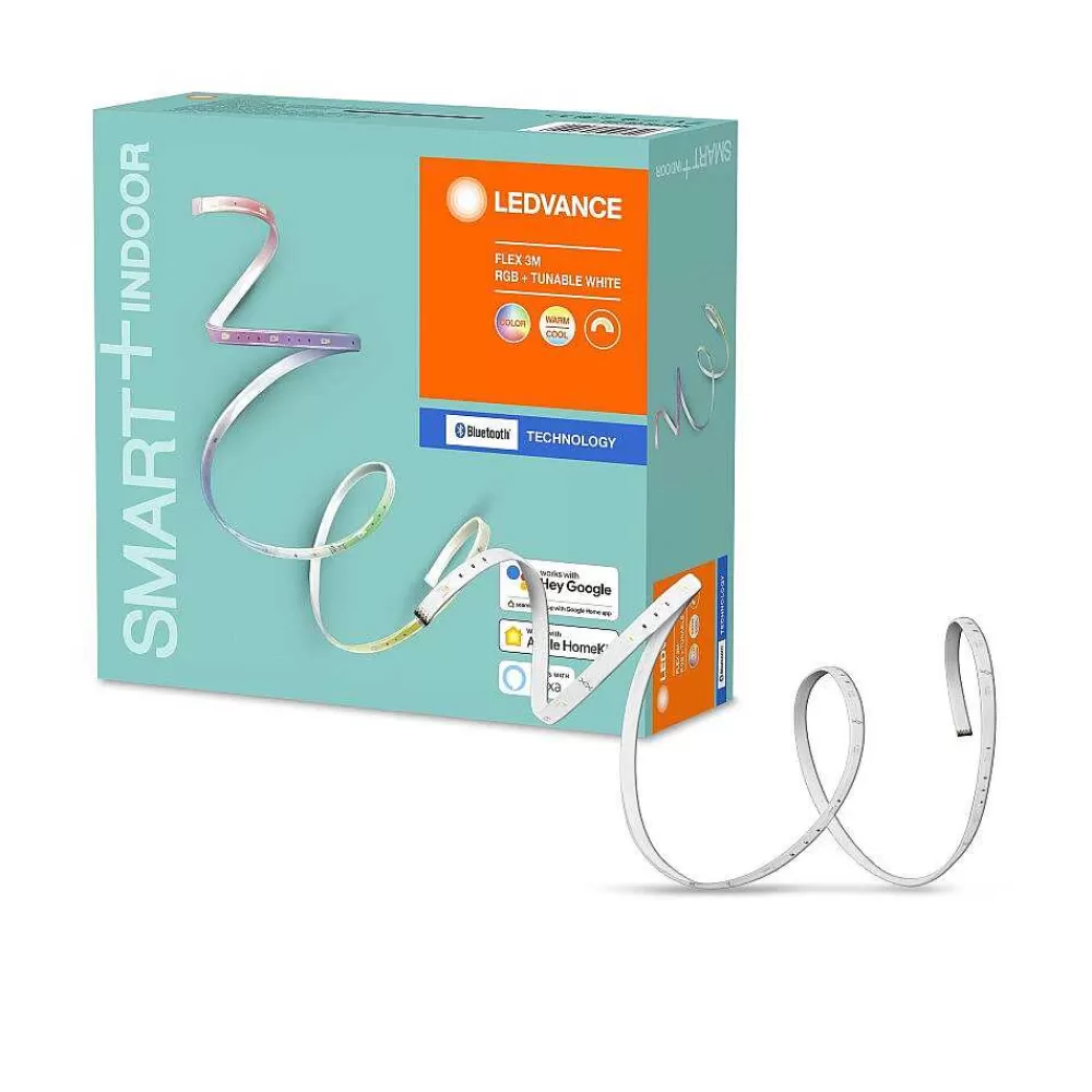 Luminaires Ledvance Bande Led Ledvance Smart+ Flex Blanc, 1 Lumiere, Changeur De Couleurs