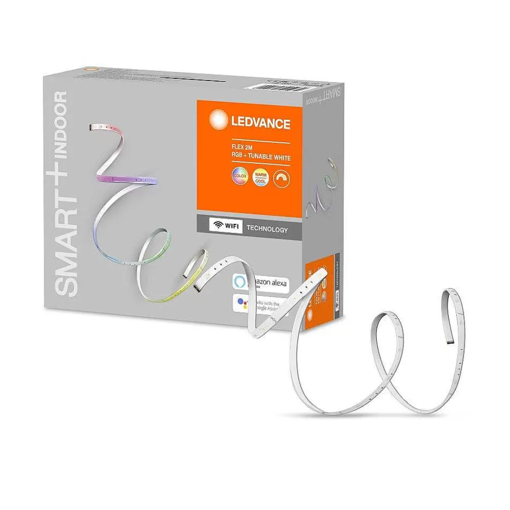 Luminaires Ledvance Bande Led Ledvance Smart+ Flex Blanc, 1 Lumiere, Changeur De Couleurs