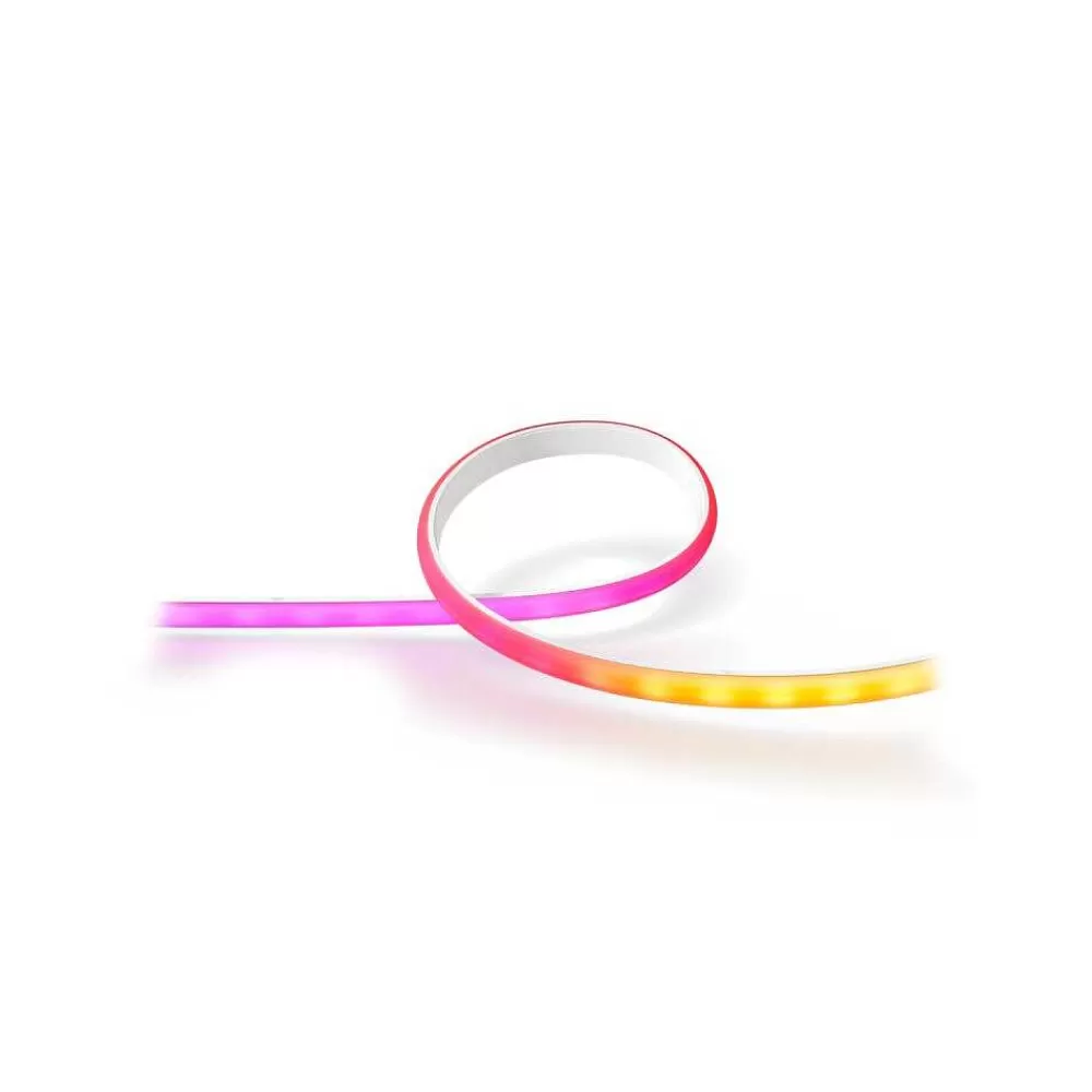 Luminaires Philips Bande Led Philips Hue Gradient Ambience Blanc, 1 Lumiere, Changeur De Couleurs