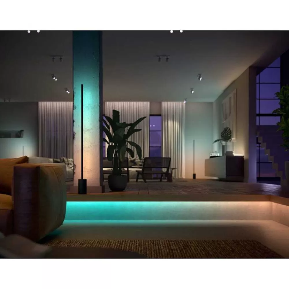 Luminaires Philips Bande Led Philips Hue Gradient Ambience Blanc, 1 Lumiere, Changeur De Couleurs