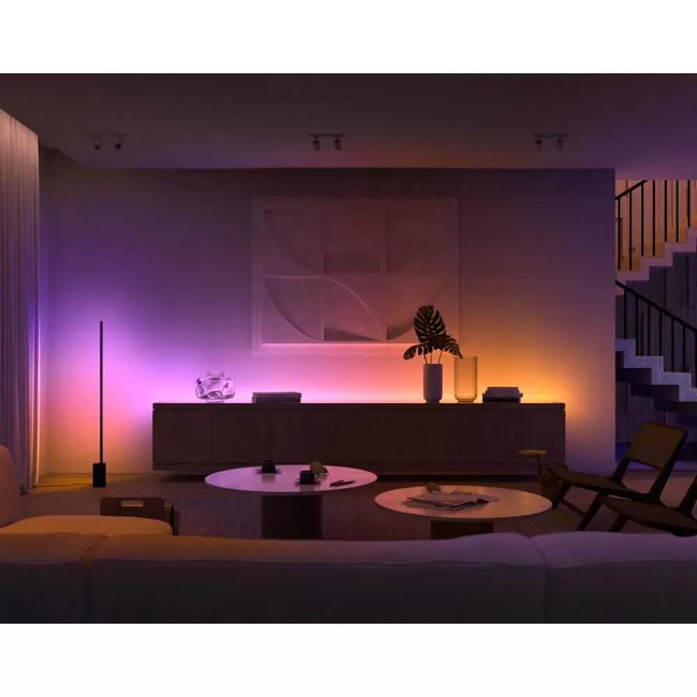 Luminaires Philips Bande Led Philips Hue Gradient Ambience Blanc, 1 Lumiere, Changeur De Couleurs