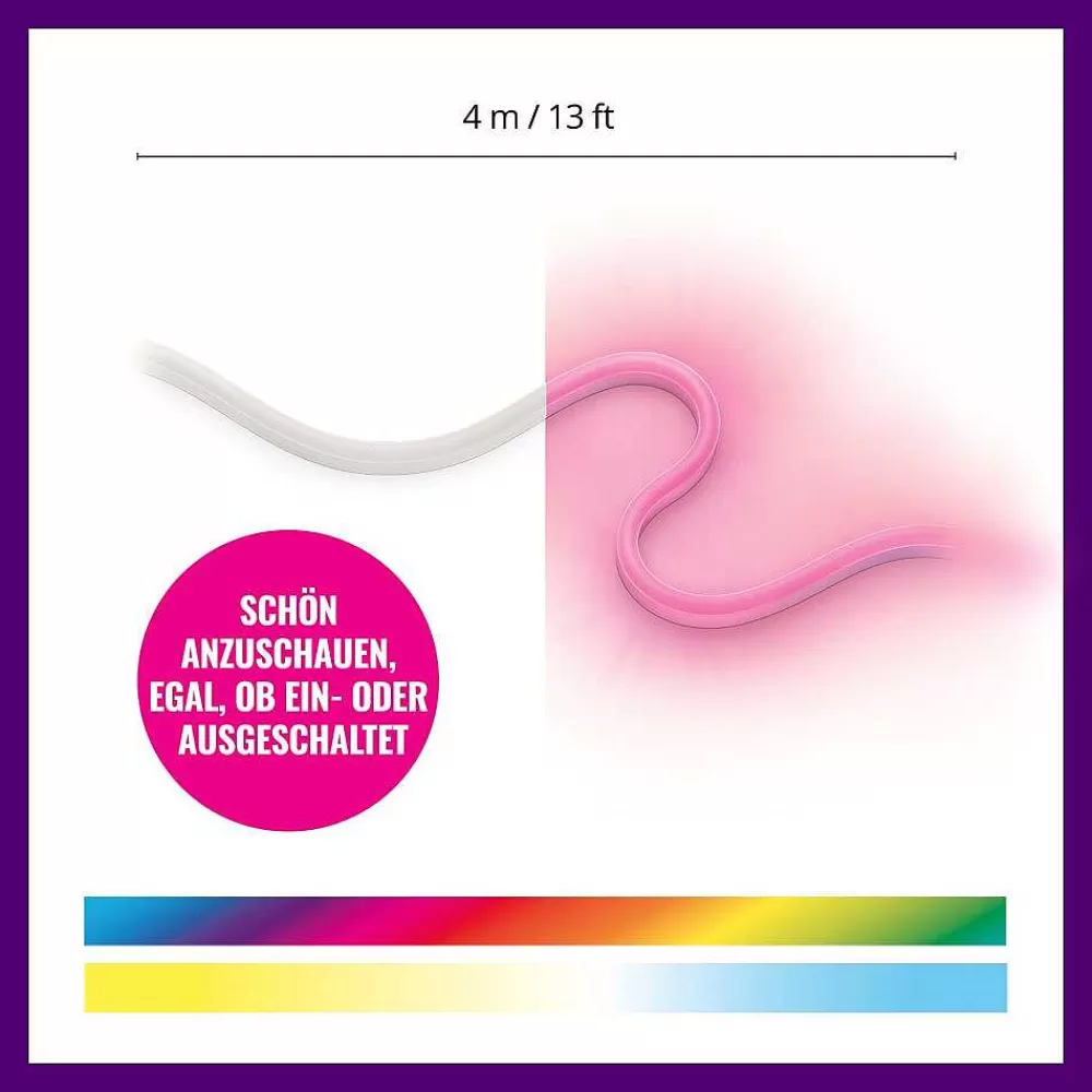Luminaires Philips Bande Led Philips Wiz White&Color Blanc, 1 Lumiere, Changeur De Couleurs