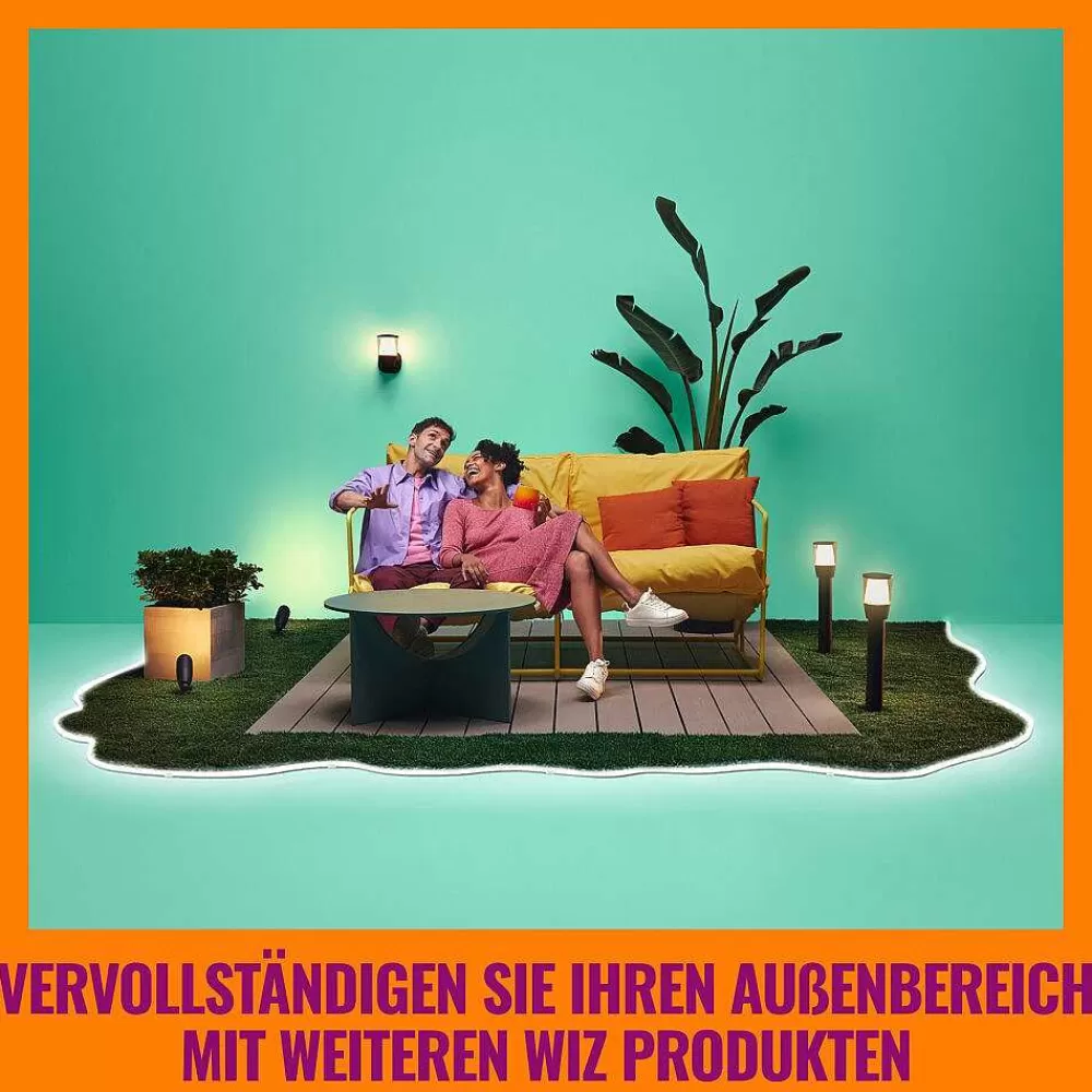Luminaires Philips Bande Led Philips Wiz White&Color Blanc, 1 Lumiere, Changeur De Couleurs